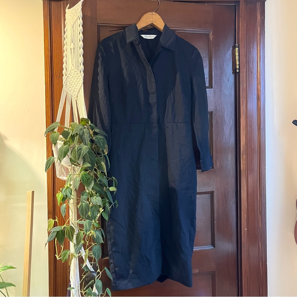 Max Mara black dress